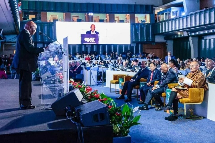 Liberian President Boakai highlights Liberia’s food shortages at World Food Forum